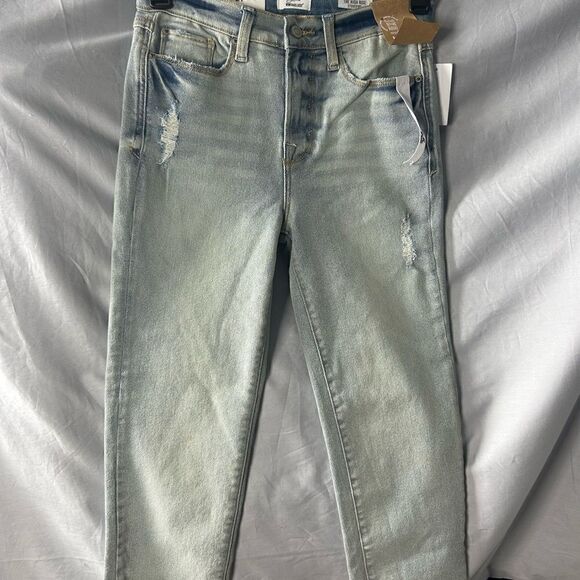 KENSIE Stretch Jeans Womens NWT Size 4/27 light blue jeans - Picture 1 of 11